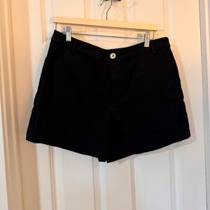 Lilly Pulitzer Gretchen 5" inseam Short in Noir (black) Like New Sz 14